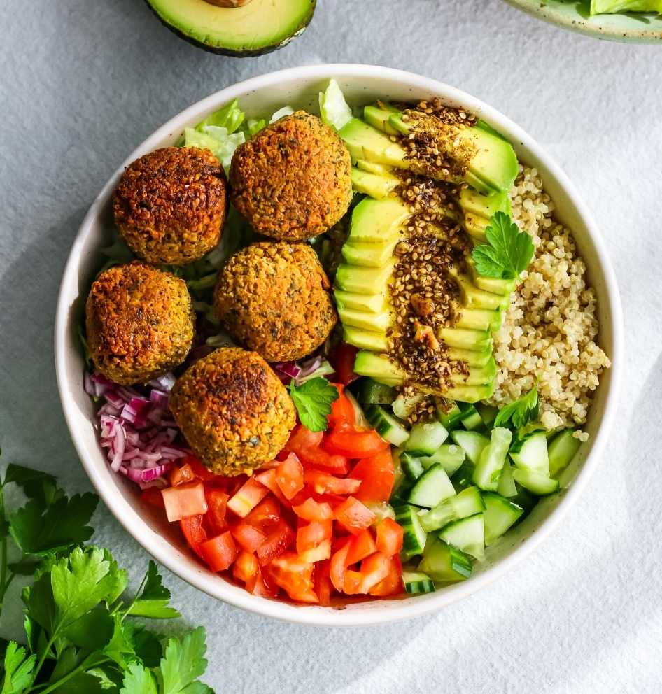 Soya Falafel Bowl (Vegan)